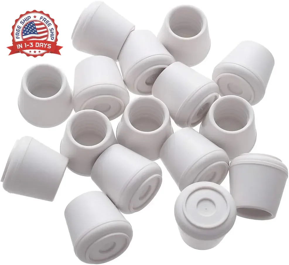 Chair Leg Tips Caps Non-Slip Rubber Leg Tips 3/4″ Inner Diameter Furnigear-Chair