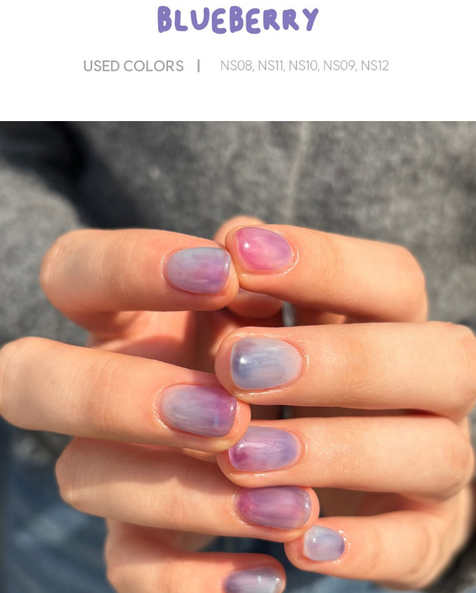 NEKOGEL Juicy Palette Syrup Gel Strawberry Collection Soak Off Nail Gel K-Beauty