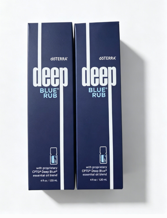 2PACK DoTerra Deep Blue Rub Topical Cream New Sealed 4oz/120ml