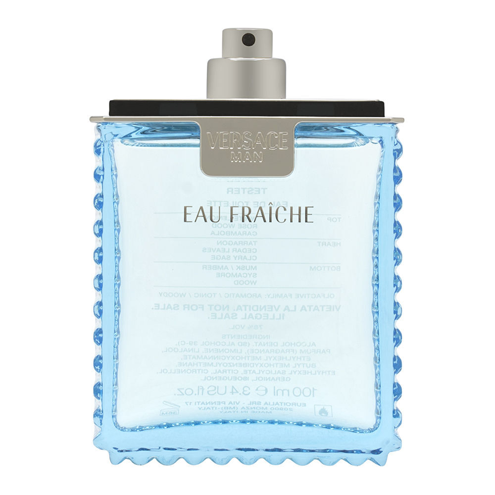 Versace Man Eau Fraiche by Versace for Men 3.4 oz EDT Spray (TST) Brand New