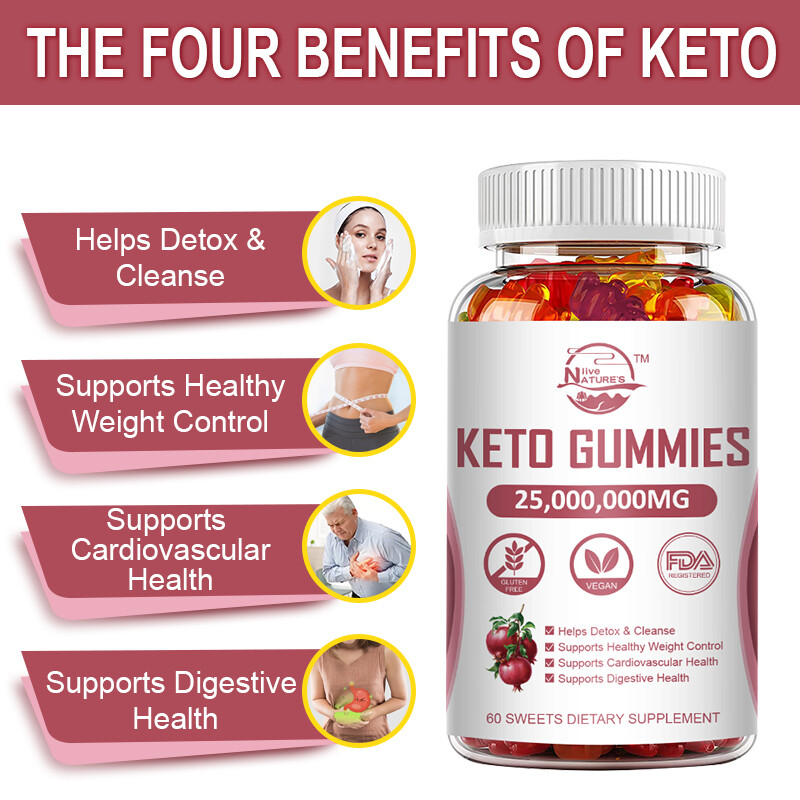 Keto ACV Gummies – 25,000,000mg BHB Weight Loss Fat Burner Appetite Suppressant