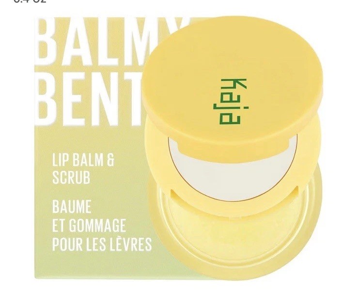 KAJA Balmy Bento Lip Balm + Scrub VEGAN – 01 Piña Colada/Transparent NEW IN BOX