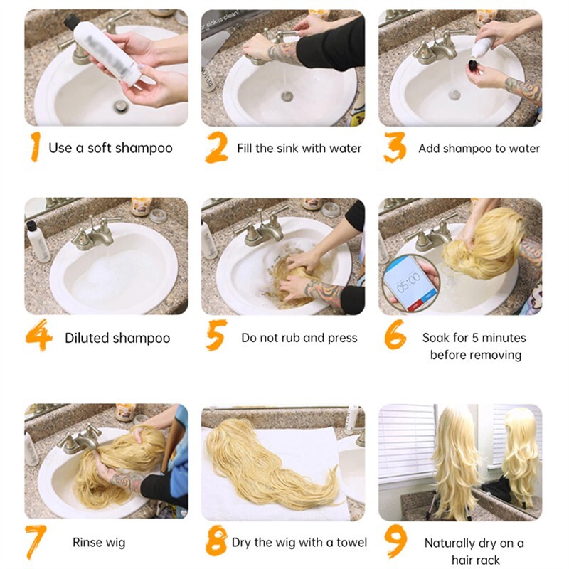 Dollys Partons Fluffy Curly Honey Blonde Mix Synthetic Hair Wigs Women Soft