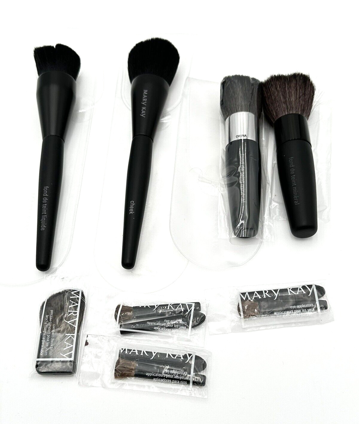Mary Kay Makeup Brushes Lot Unused Different Sizes Foundation Cheek Mineral