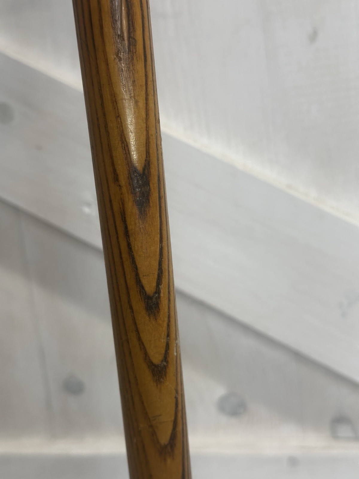 Vintage Wood & Solid Brass Horse Head Cane Walking Stick 35″