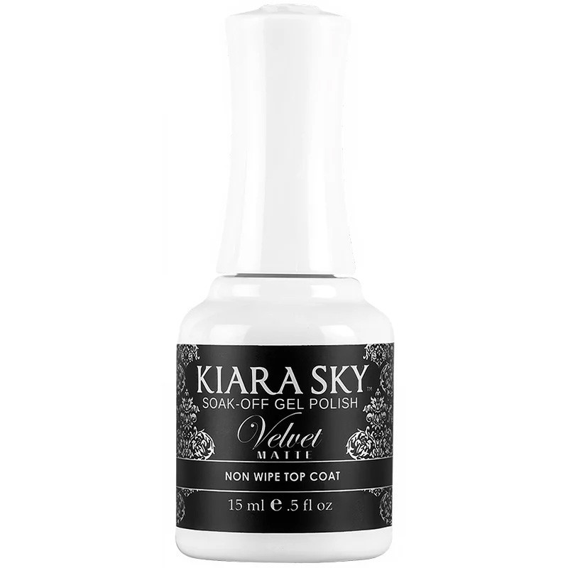 Kiara Sky Soak Off Gel 0.5 oz – None Wipe Velvet Mate Top Coat