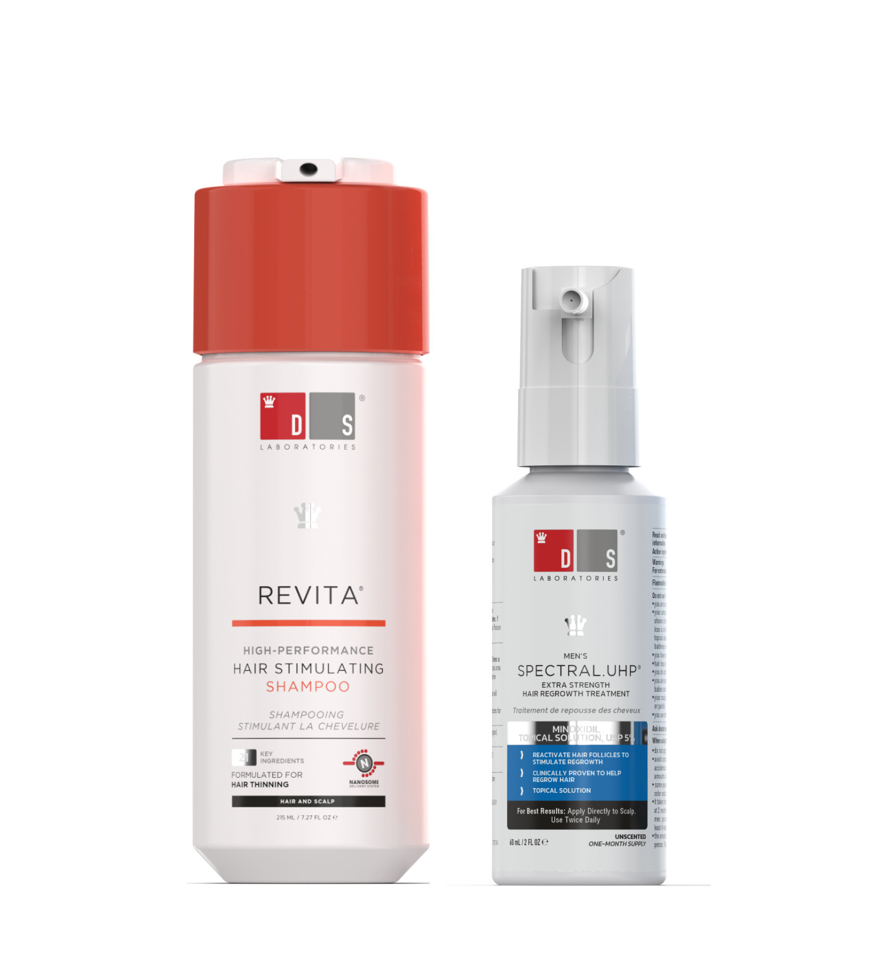 Hair Regrowth Stimulation Kit | Spectral.UHP + Revita Shampoo