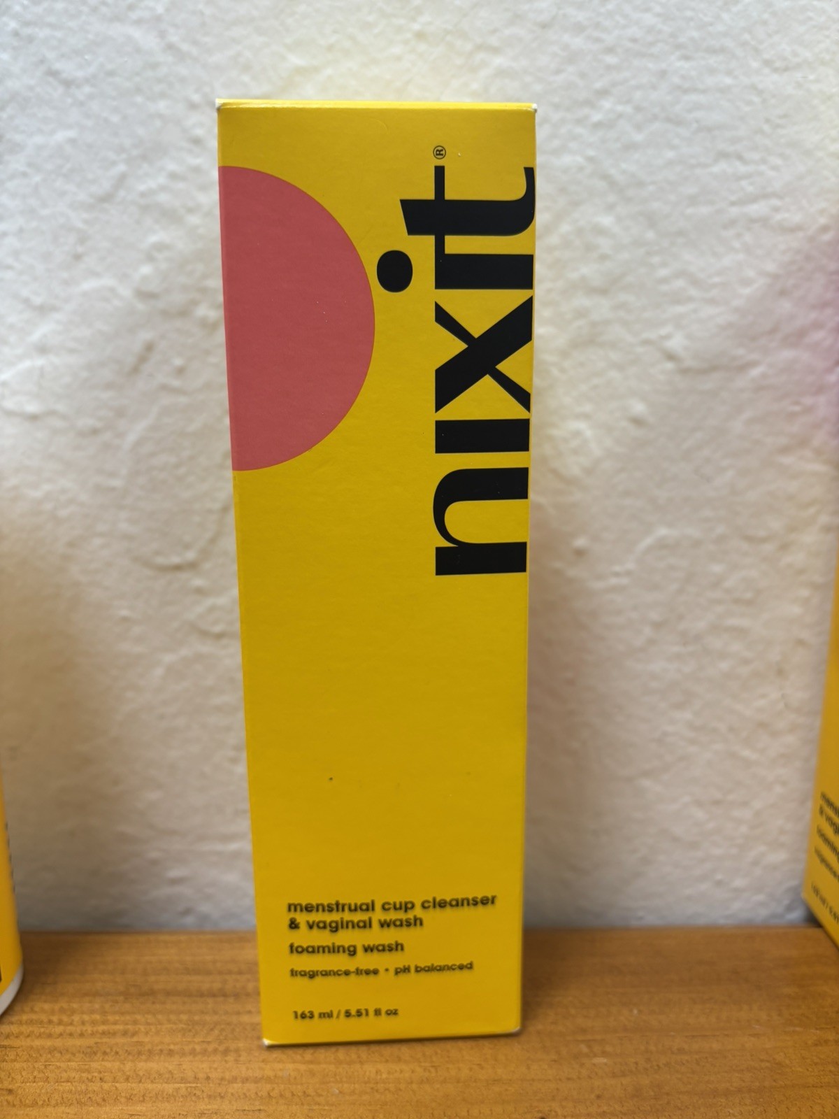 Nixit Menstrual Cup & Feminine Foaming Wash, 5.51 fl oz Pack of 2