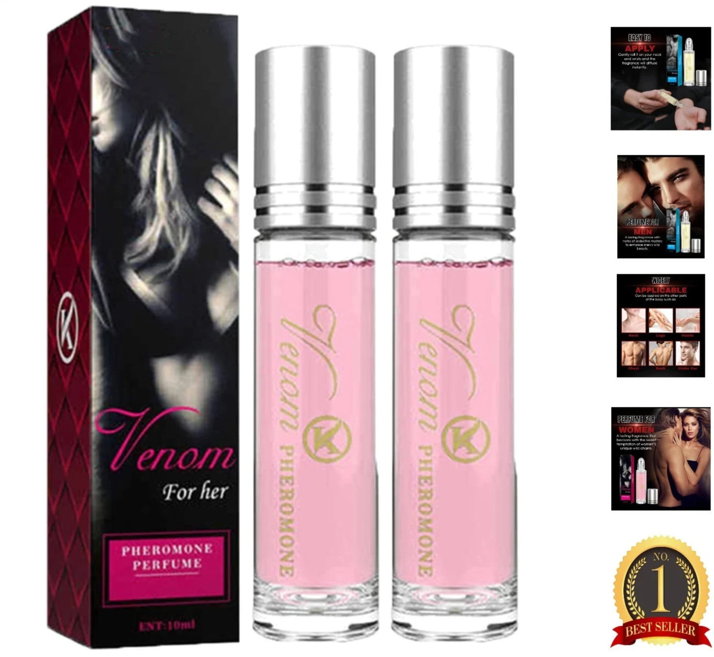 3 PCS Venom Pheromones For Women 10ml Pheromones Perfume