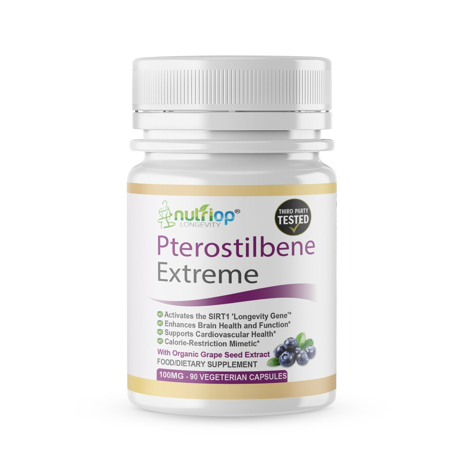 Pterostilben Extreme – 100 mg Kapseln (x90)