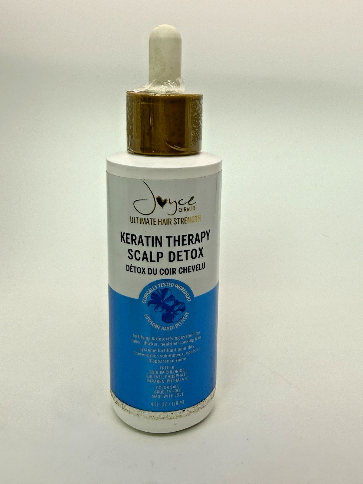 Joyce Giraud Keratin Therapy Scalp Detox 4oz Hair Treatment Thicker Hair New