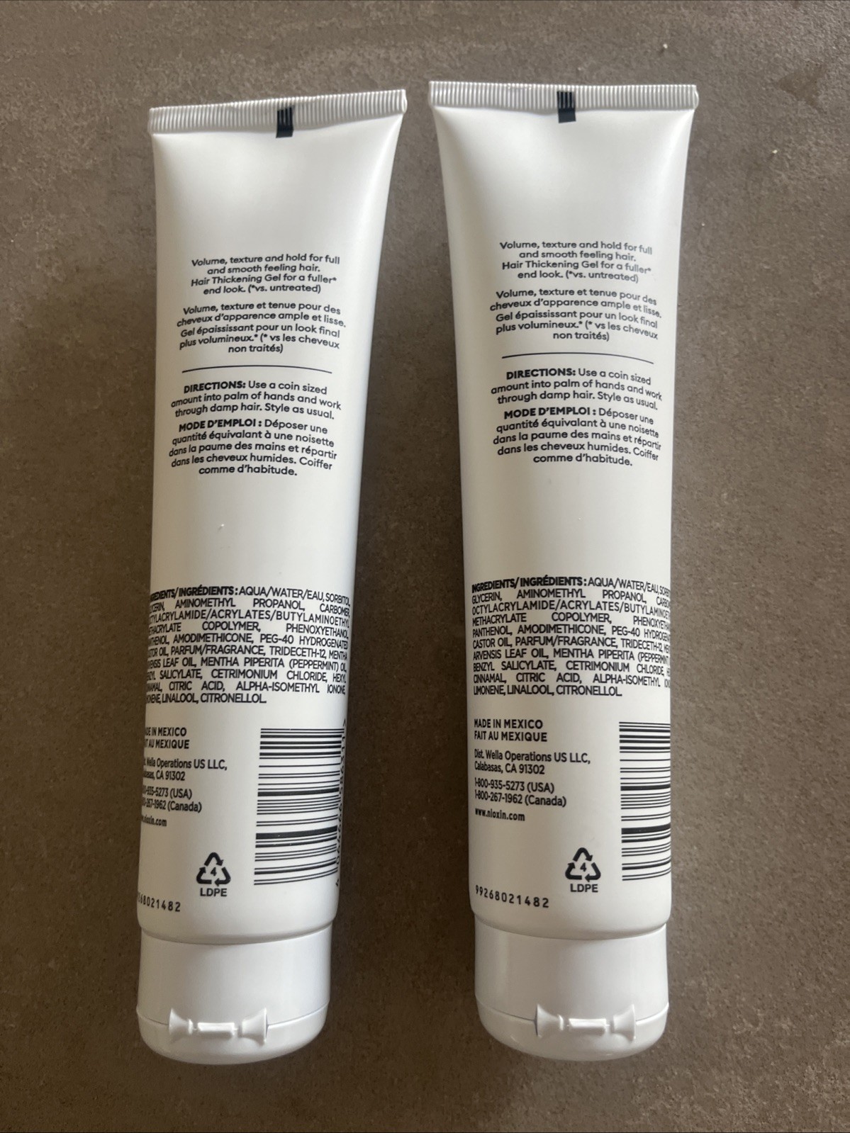 Nioxin Density Defend Styling Hair Thickening Gel 5.1 oz 2 Pack