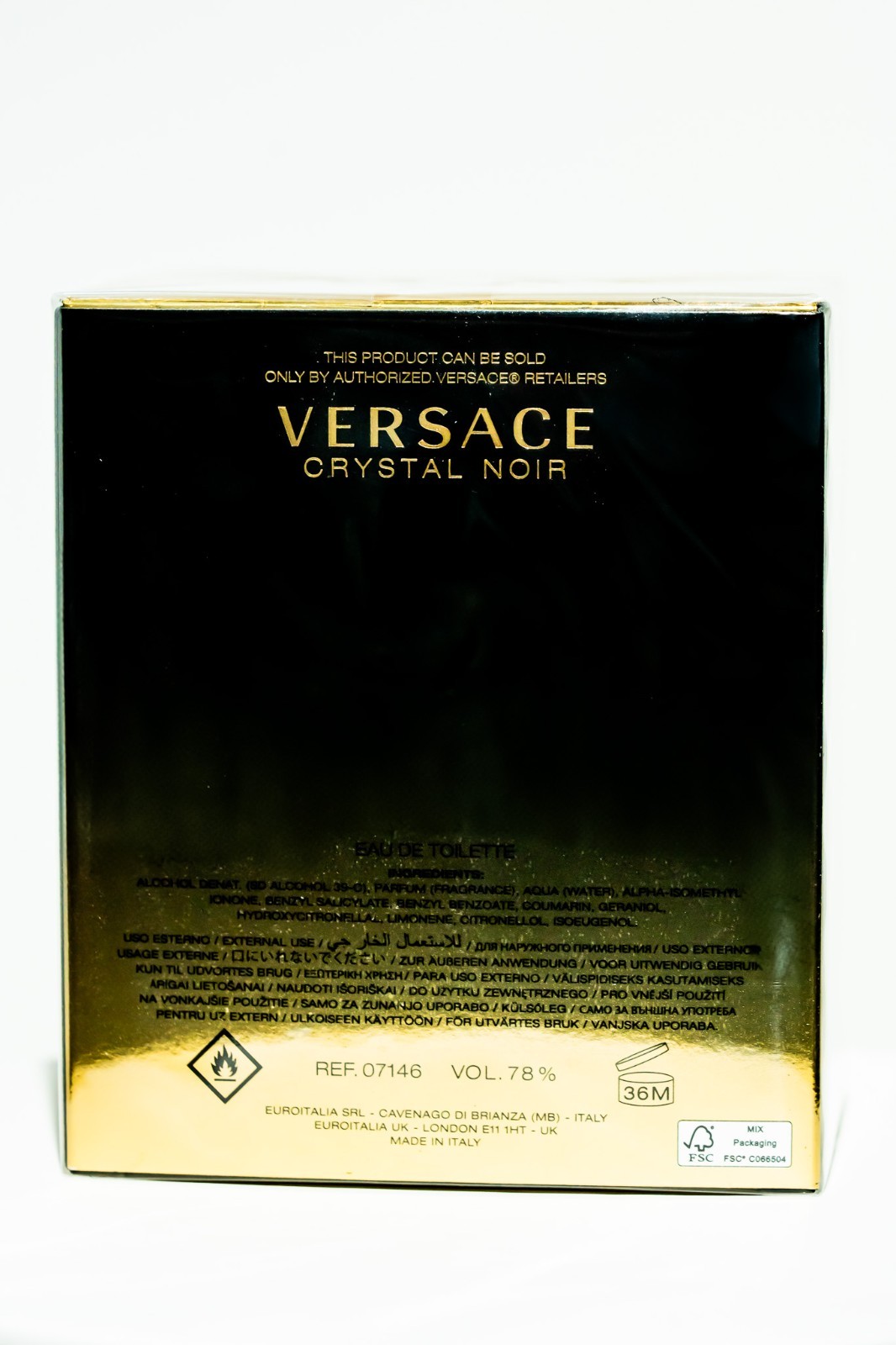 Versace Crystal Noir 3oz Women’s Eau de Toilette