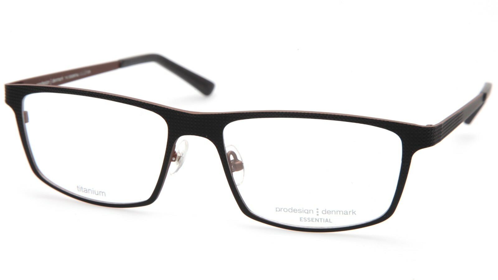 NEW PRODESIGN DENMARK 1431 c.6011 Black EYEGLASSES 56-17-145 B37mm