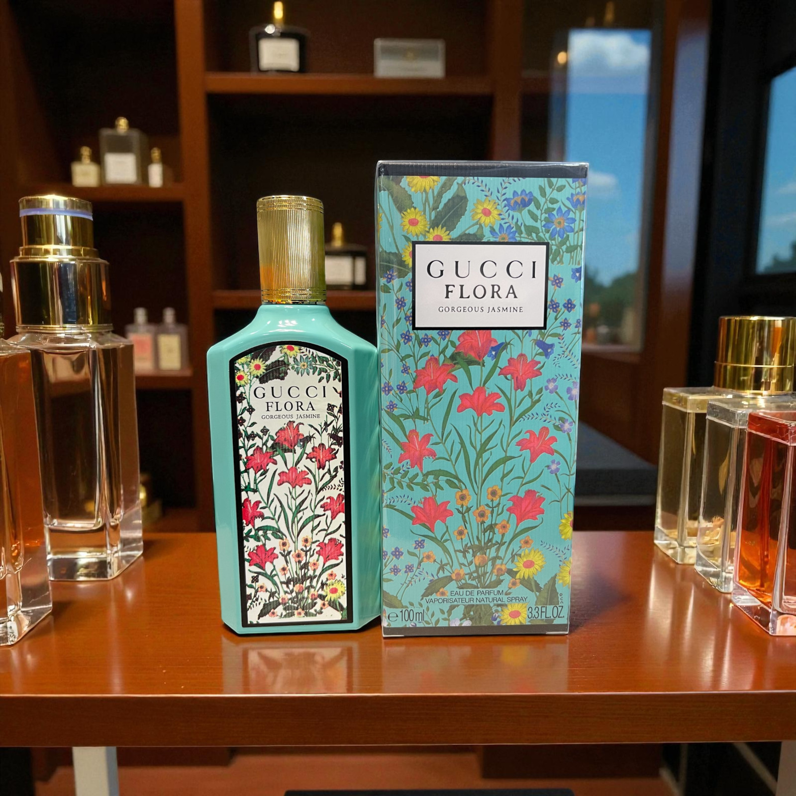 Gucci Flora Gorgeous Jasmine 3.3 oz EDP Perfume for Women New In Original Box