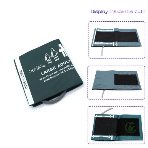 Reusable Large adult BP Cuff Blood Pressure for Patient Monitor Cuff Single tube