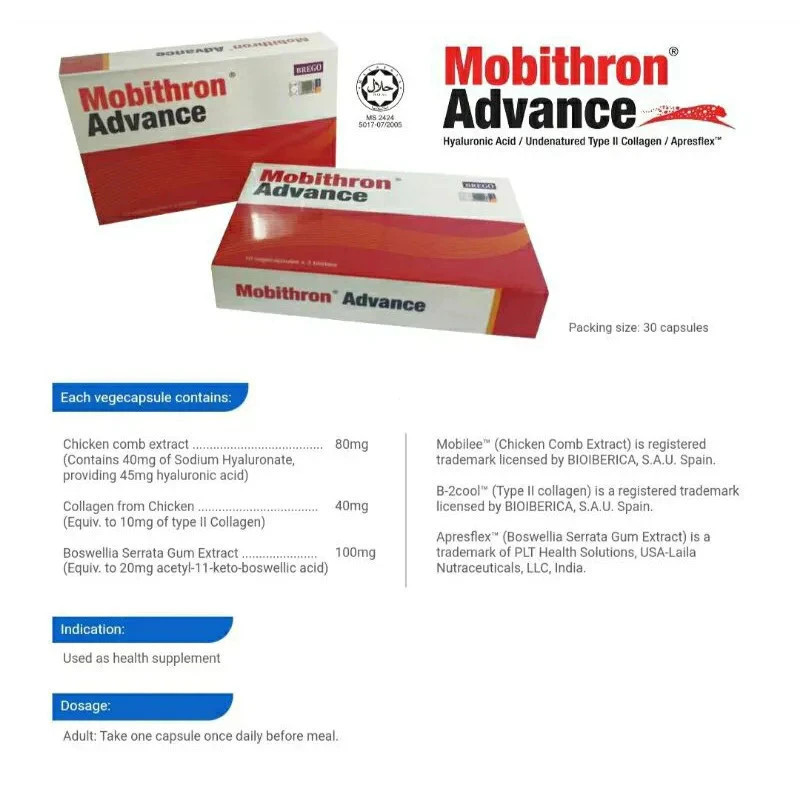 Mobithron Advance Joint Support Knee Joint Pain Waist & Back Flexibility 30 Caps