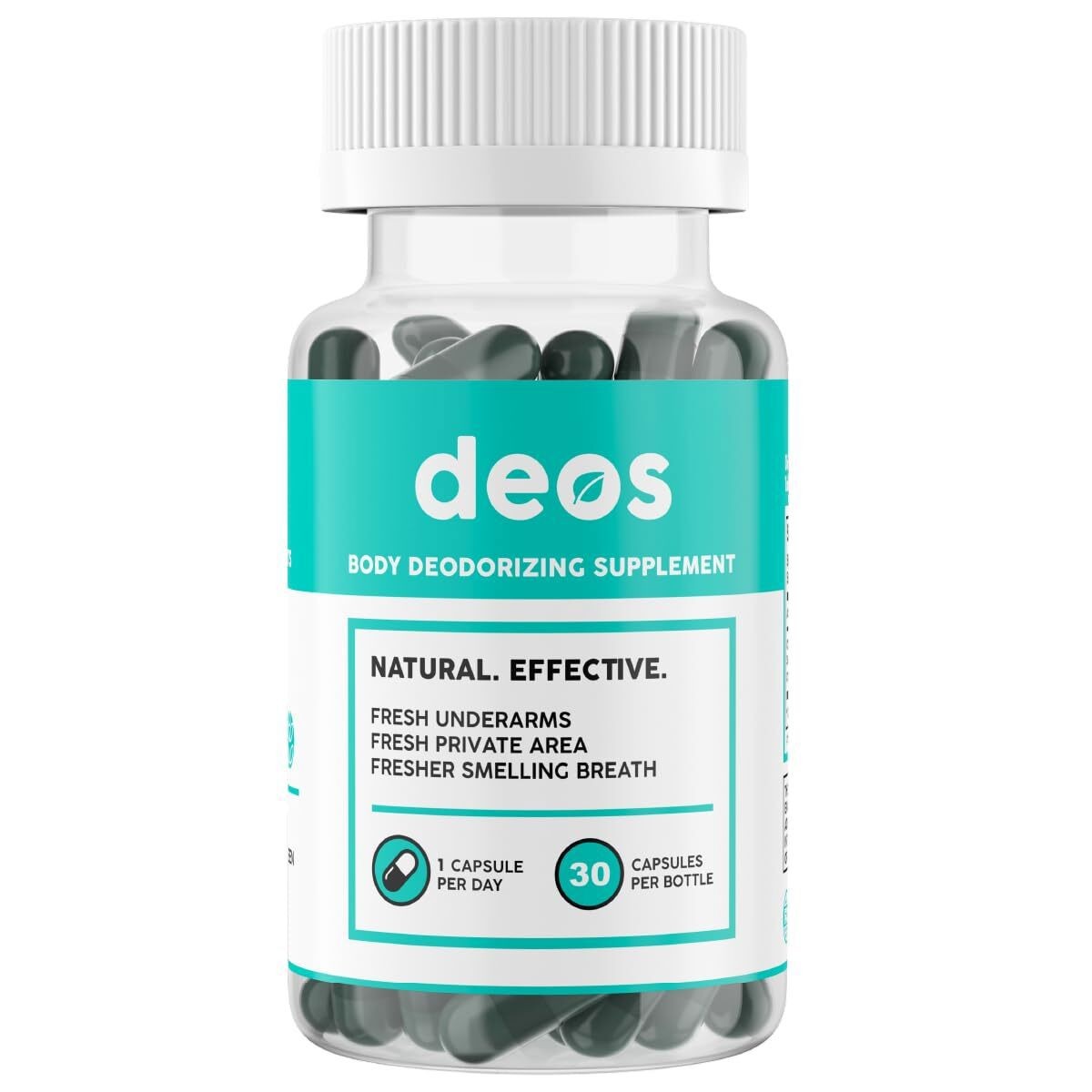 DEOS Internal Deodorant Supplement – Full Body Deodorizer for Gut Health Skin…
