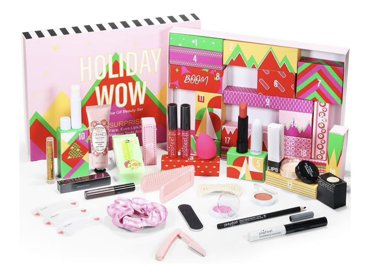 Holiday Wow Makeup & Beauty Advent Calendar- 20 Days
