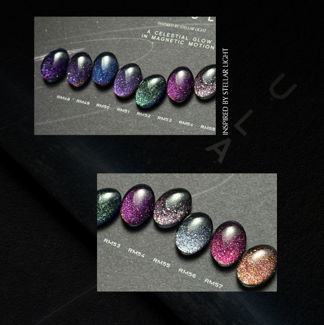 ROZYHIP Nebula Magnet Gel Collection Soak Off Nail Gel K-Beauty