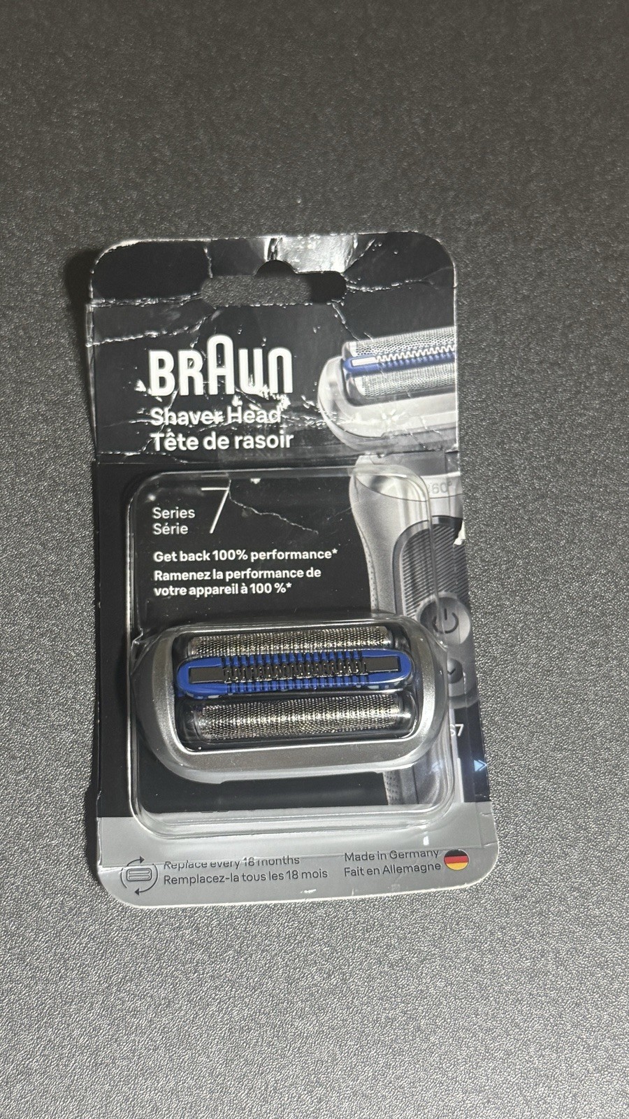 Braun Shaver Head Series 7 Made In Germany Open Box
