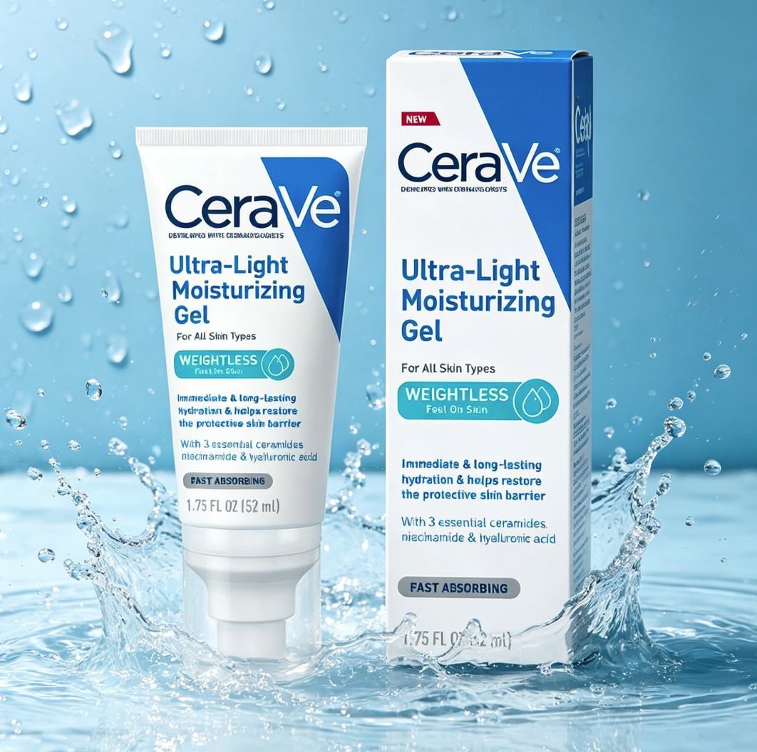 Cerave Ultra-Light Moisturzing Gel 1.75 oz /52 ml oil- free