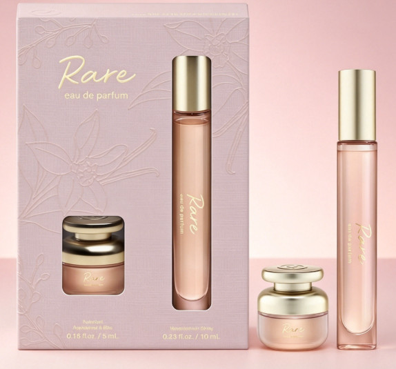 Authentic Rare Beauty by Selena Gomez Mini Rare Eau de Parfum Set,0.33/0.16oz