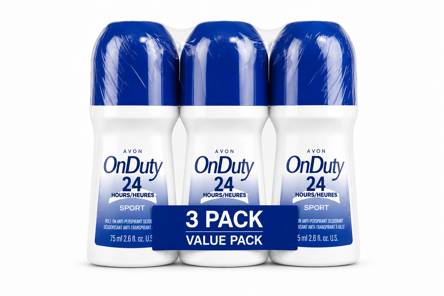 Avon OnDuty 24 Hours Sport Roll-On Deodorant – 75ml