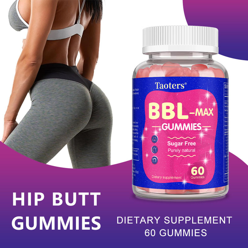 BBL – MAX Gummies – Stronger Muscles,Hip enhancement,Enhance Curves 60 gummies