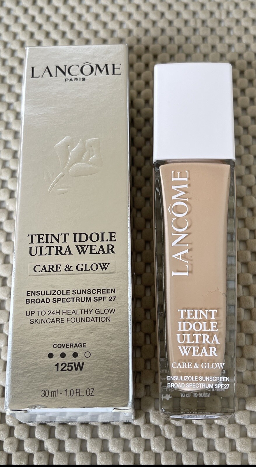 Lancome ~ Teint Idole Ultra Wear~ Care & Glow- 125W 1 oz EXP 03/2024 Authentic
