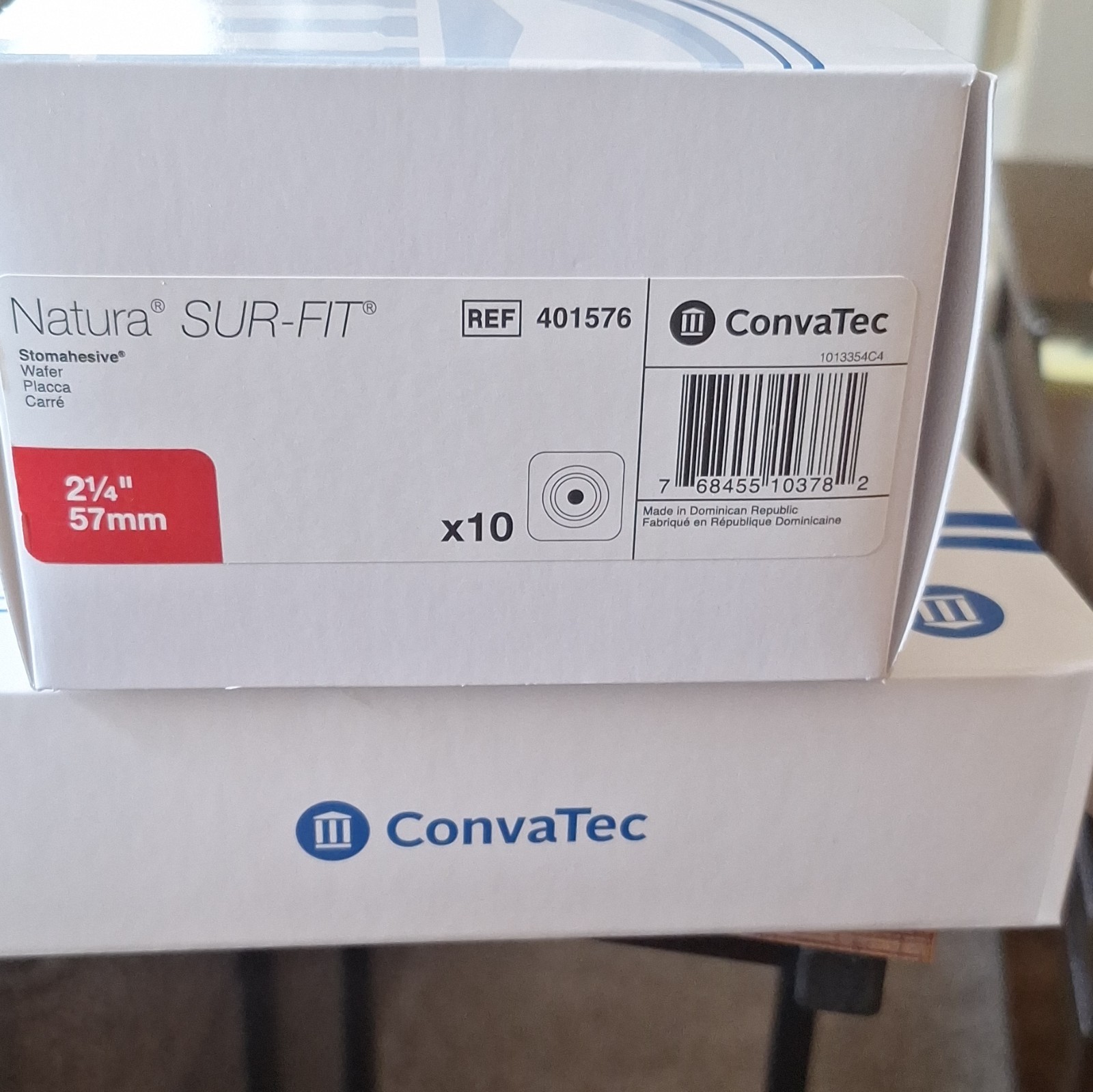 ConvaTec SUR-FIT Natura Stomahesive Skin Barrier 2 1/4in 57mm 401576 10