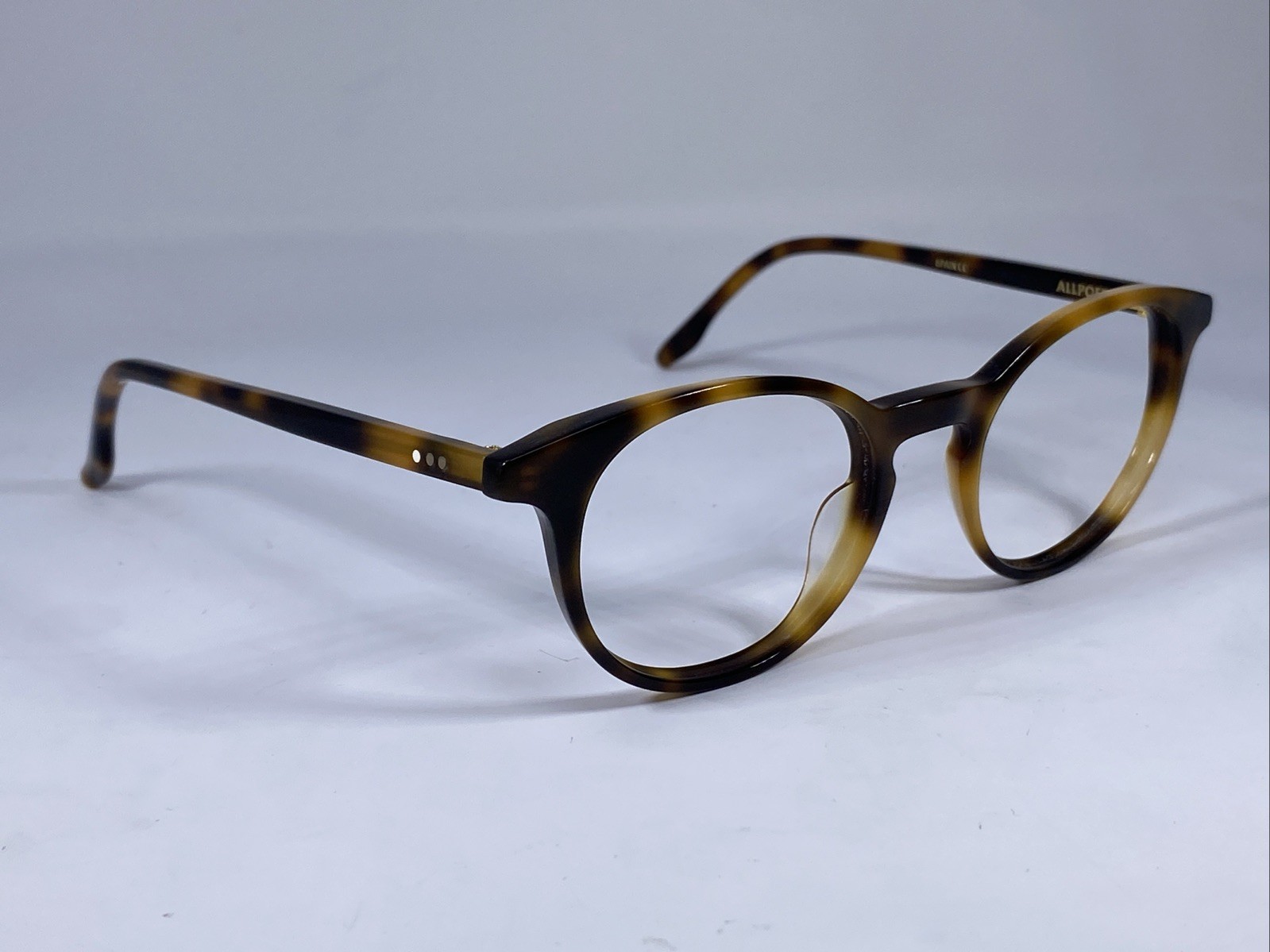 ALLPOETS “GIBBS-HV” Spain Brown Tortoise Eyeglasses Frame 48-19-145
