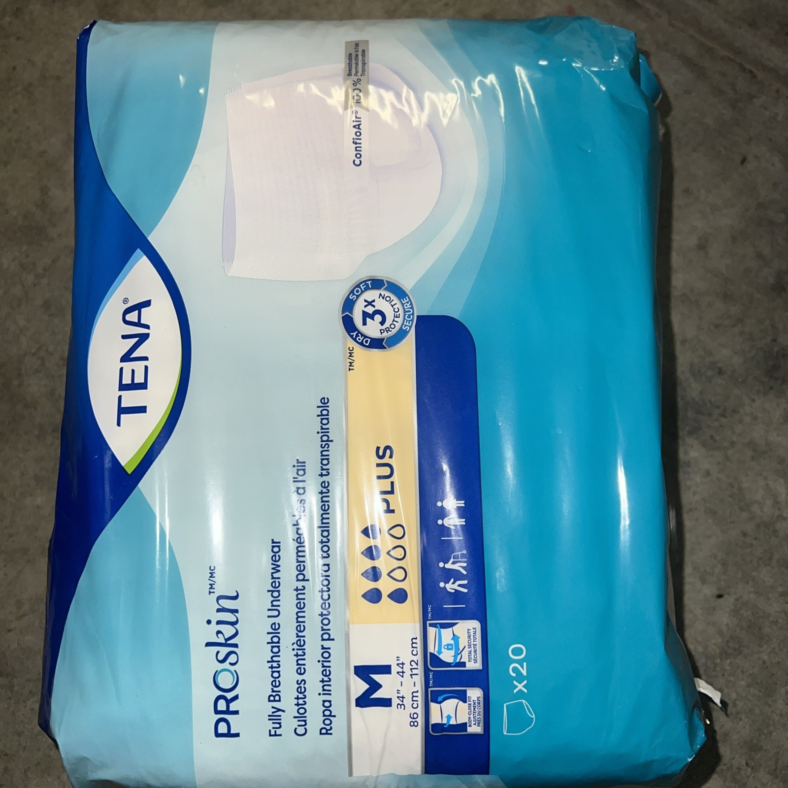 TENA Disposable Underwear Medium 80 Ct