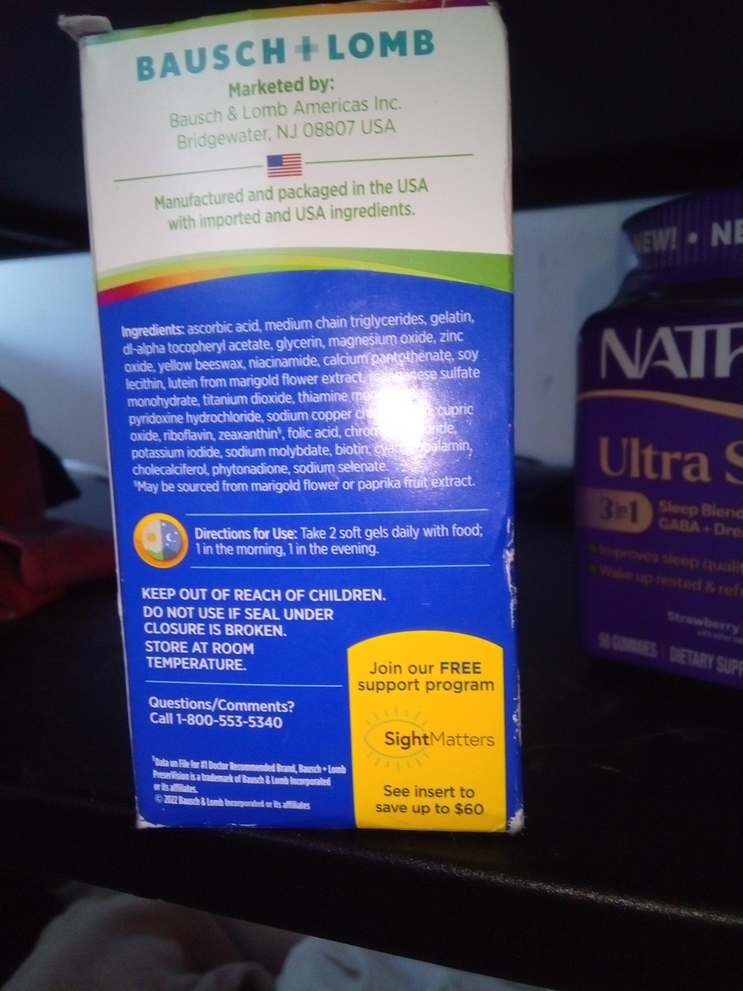 Bausch & Lomb PreserVision AREDS 2 + Multi Vitamin – 80 Soft Gels