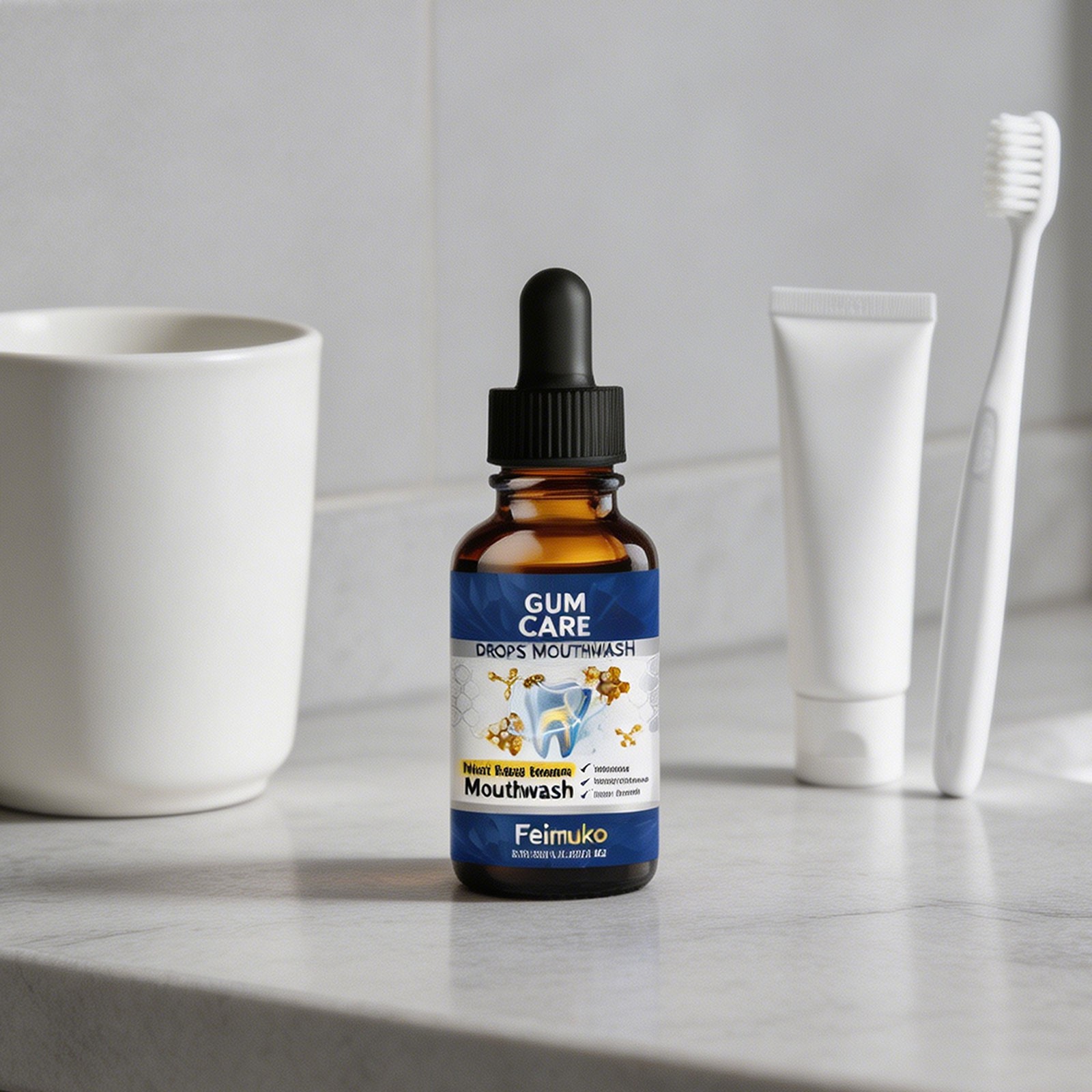 BeeTakt Drops Mouthwash, Natural Gum Therapy Drops 50ml