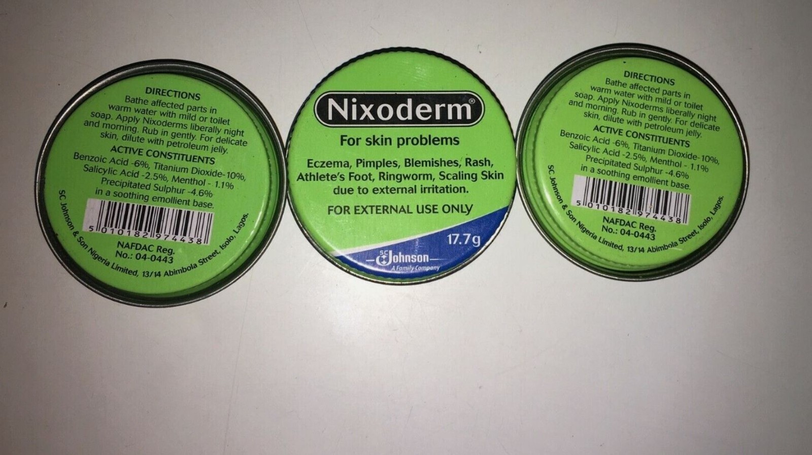 Nixoderm For Skin Problems Cream 15Gms (Pack of 3)