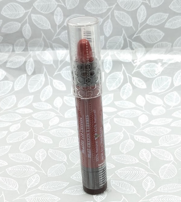 Burt’s Bees Matte Lip Crayon Redwood Forest #411 New Sealed Net Wt. 0.11 oz.