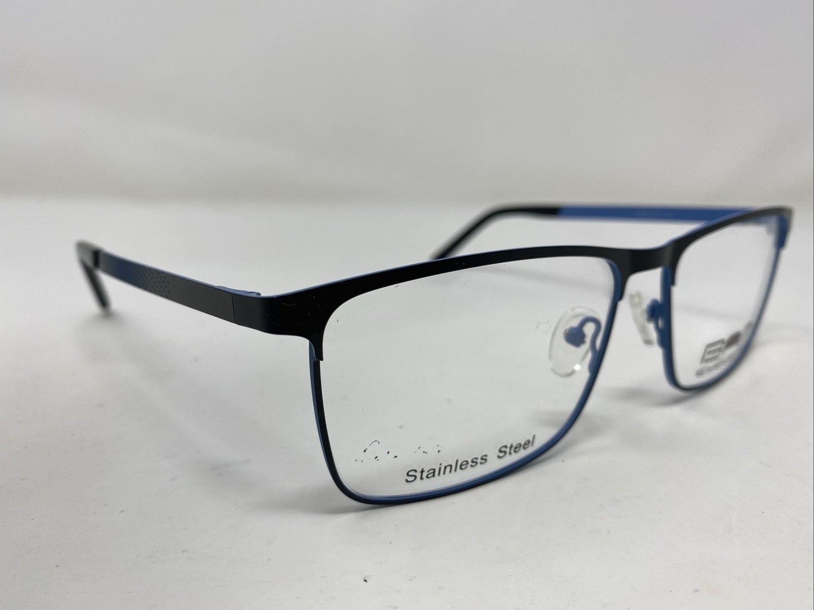BAM Eyewear 521 BLUE 60-17-150 Blue/Black Metal Full Rim Eyeglasses Frame NA23