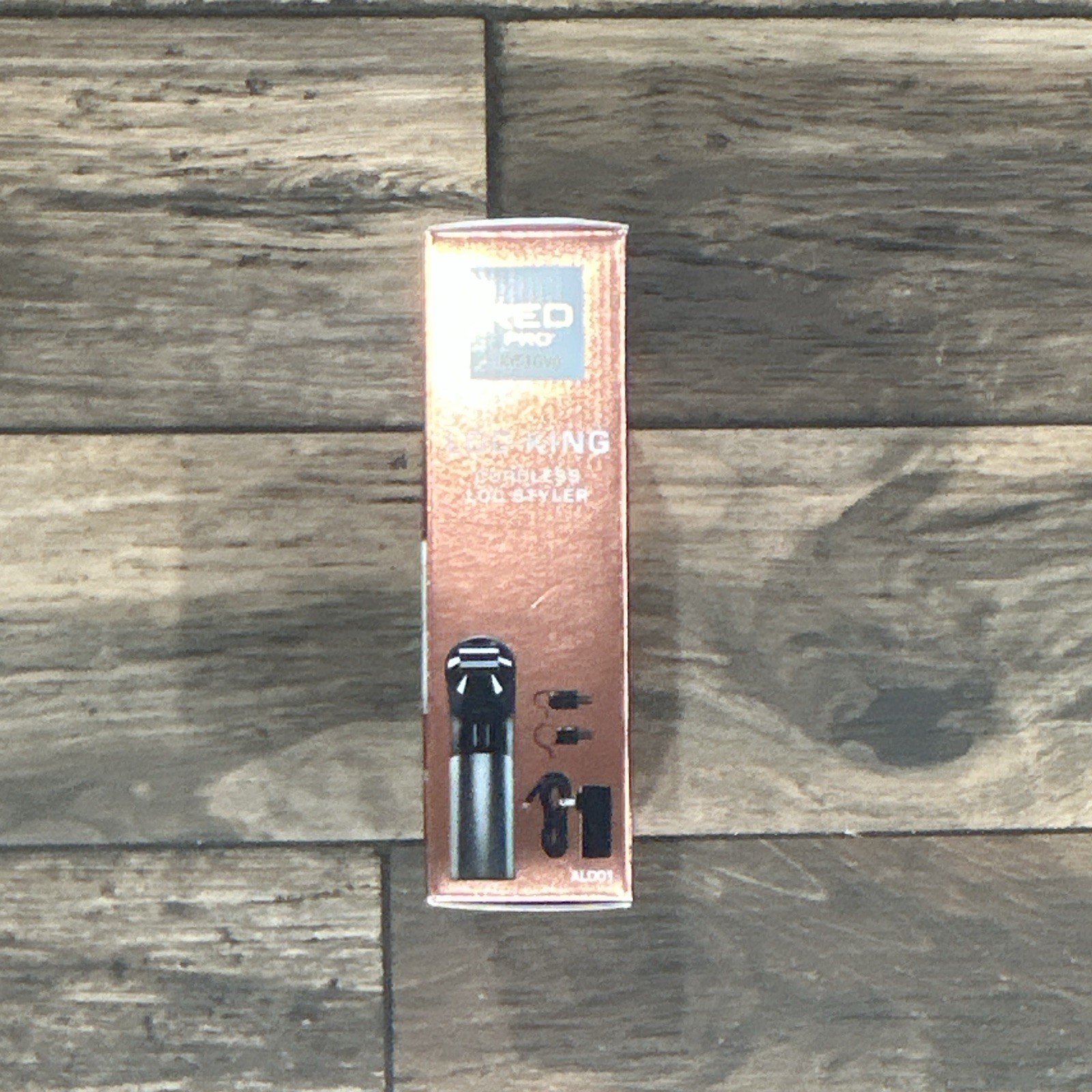RED PRO LOC-KING Cordless Loc Styler Black