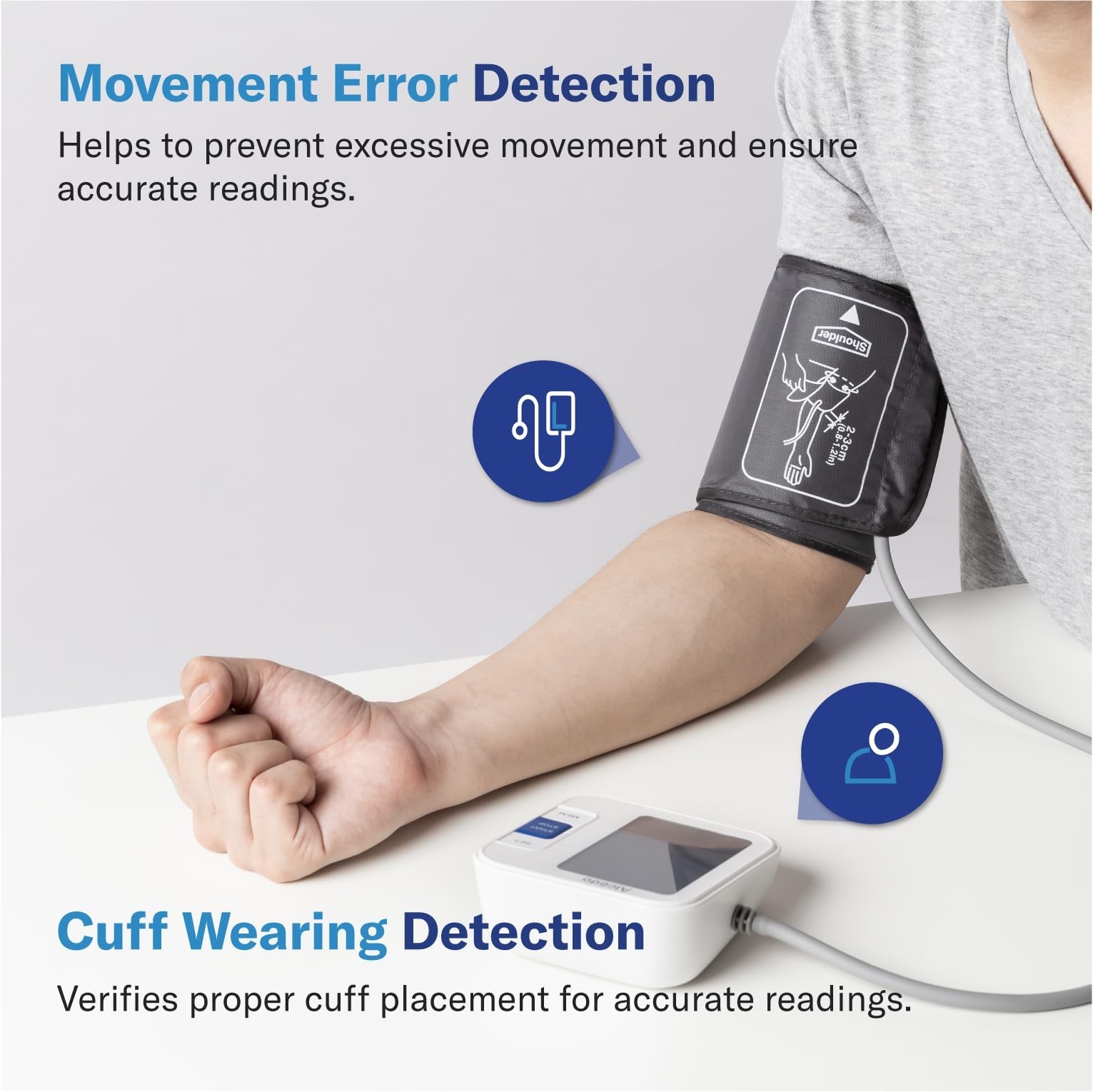 Automatic Digital Blood Pressure Monitor, Large Cuff, LCD Screen, Talking Functi