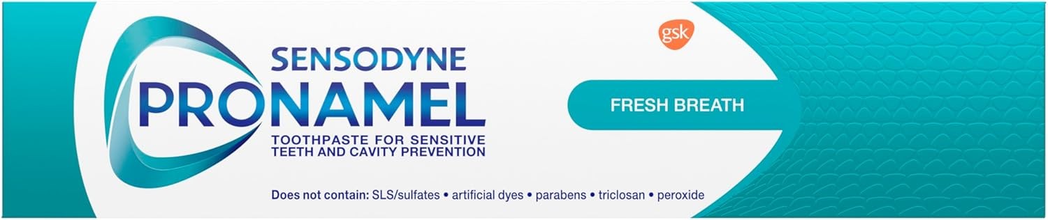 Sensodyne Pronamel Fresh Breath Enamel Toothpaste for Sensitive Teeth and Cavity