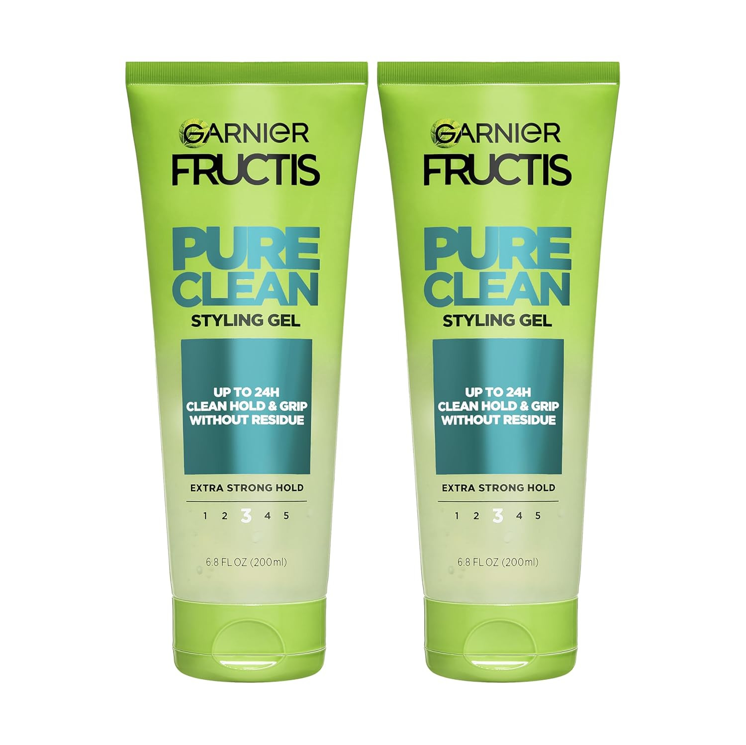 Fructis Pure Clean Styling Hair Gel, Extra Strong Hold for up to 24Hrs, Non-Flak