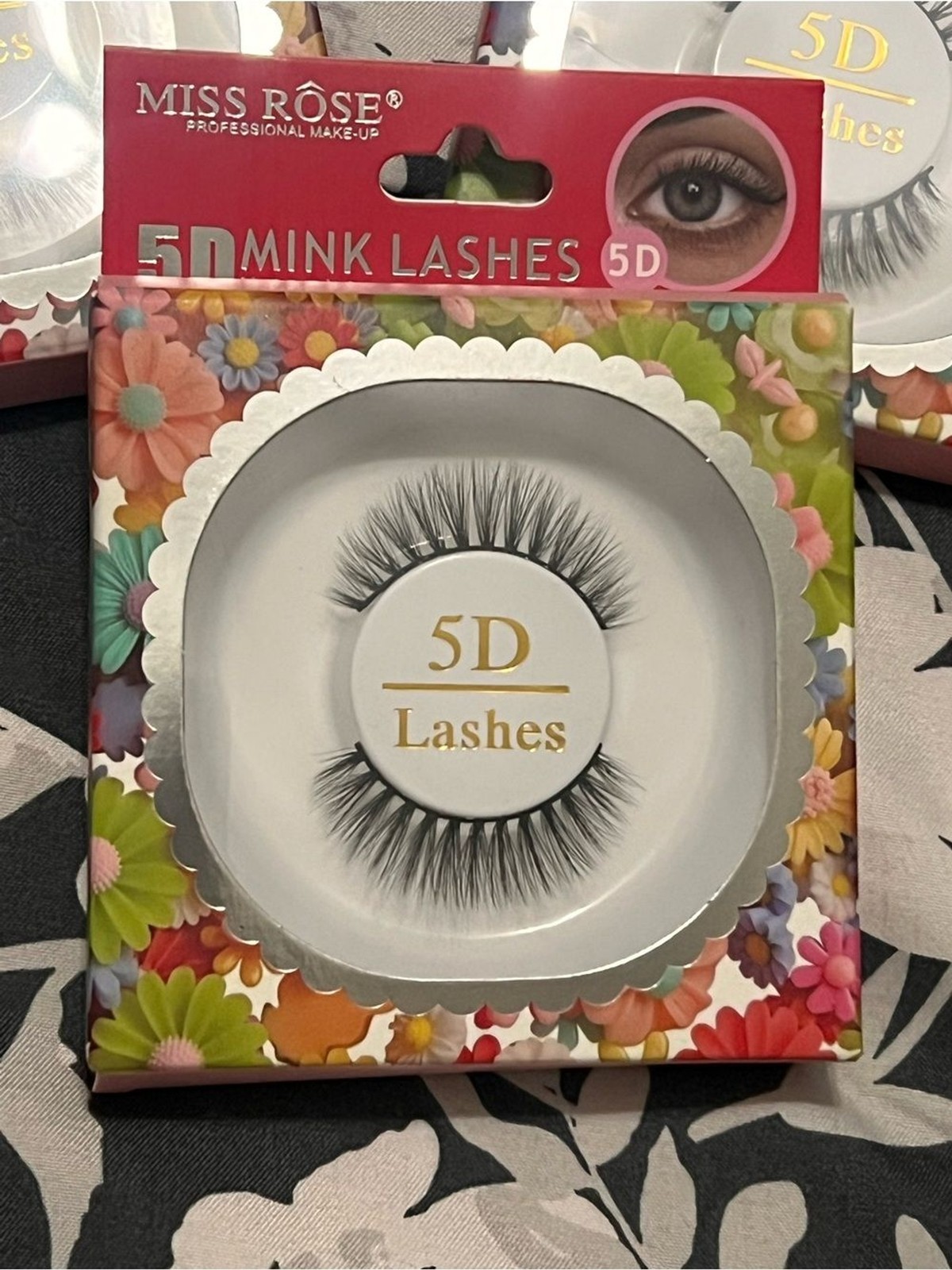 MISS ROSE 5D Mink False Eyelashes Bundle of 3 | Wispy Reusable Lashes | New