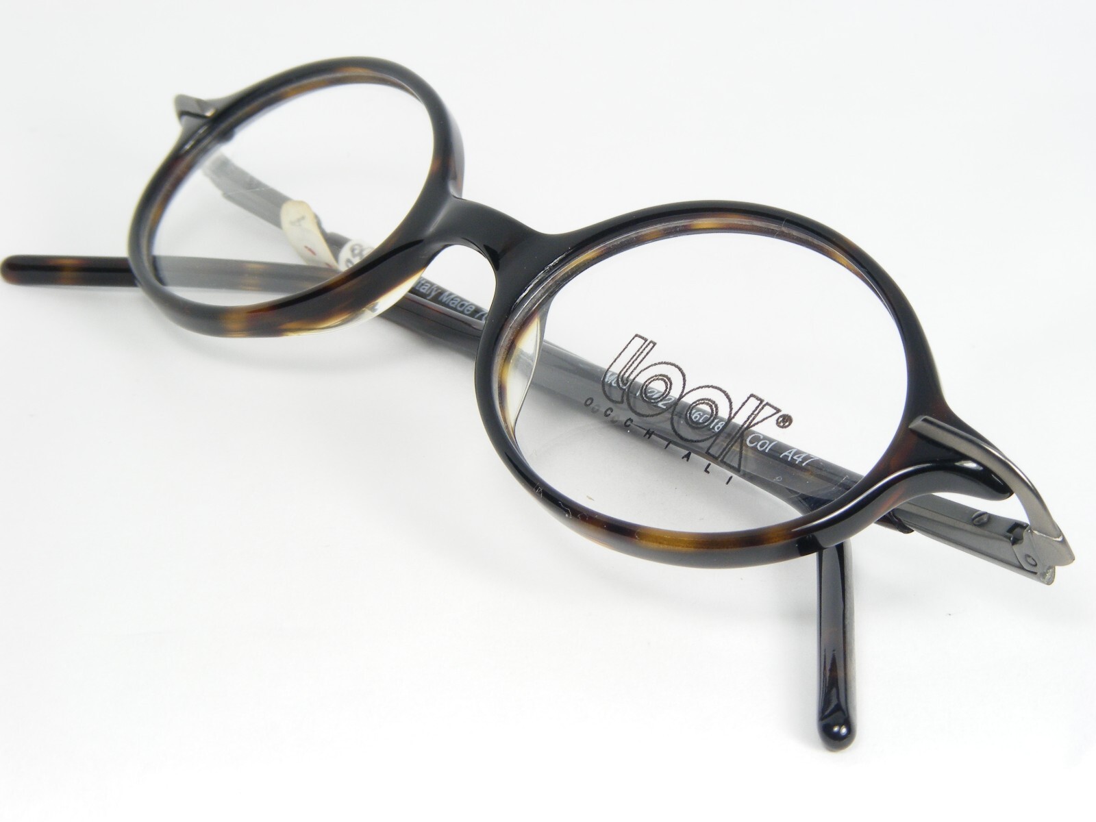 NOS LOOK occhiali 1262 A47 TORTOISE EYEGLASSES GLASSES FRAME 46-18-133mm Italy