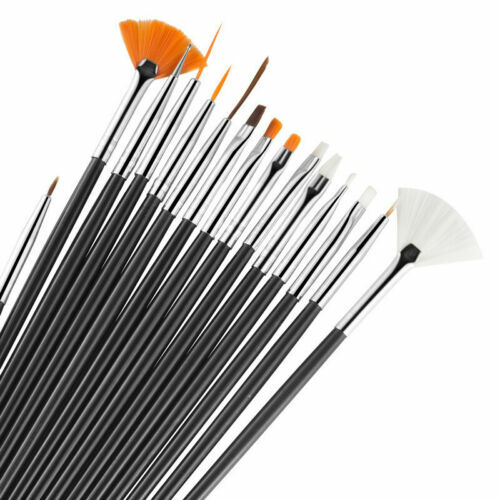 8/20 PCS Nail Art Design Dotting Painting Drawing Polish Brush Pen Tools Acrylic
