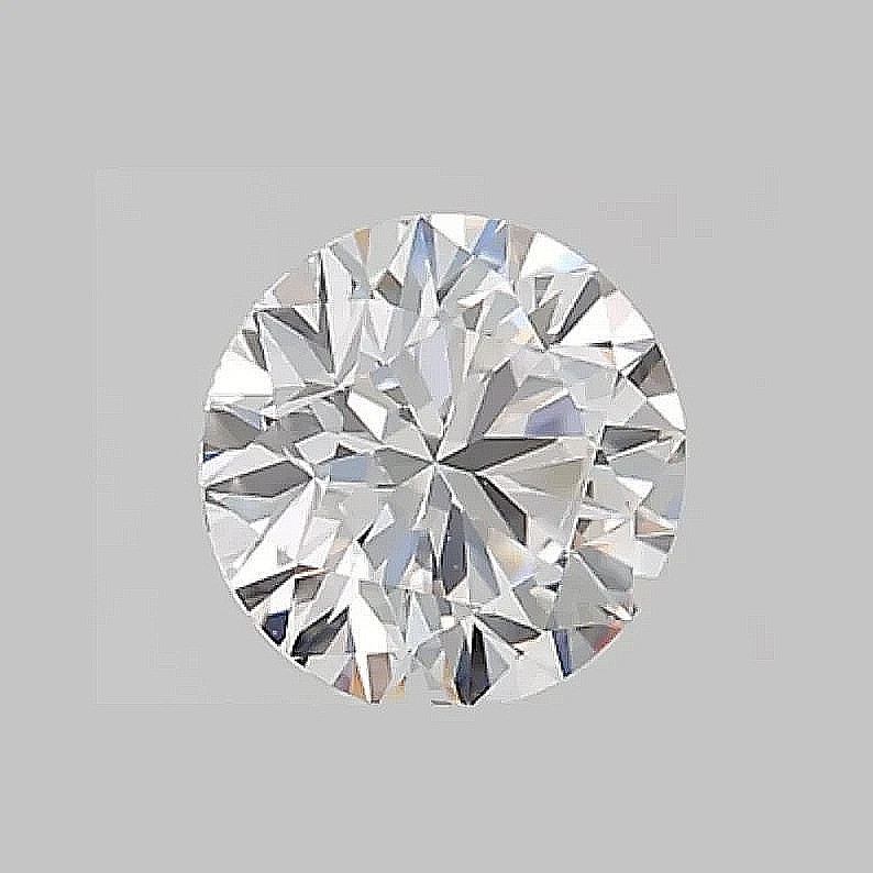 Certified 4 Ct Lab Grown CVD Diamond Round D Color