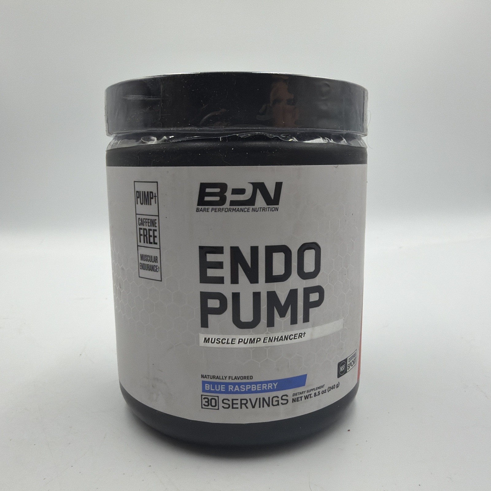 BPN Endo Pump Blue Raspberry Caffeine Free 30 Servings Sealed