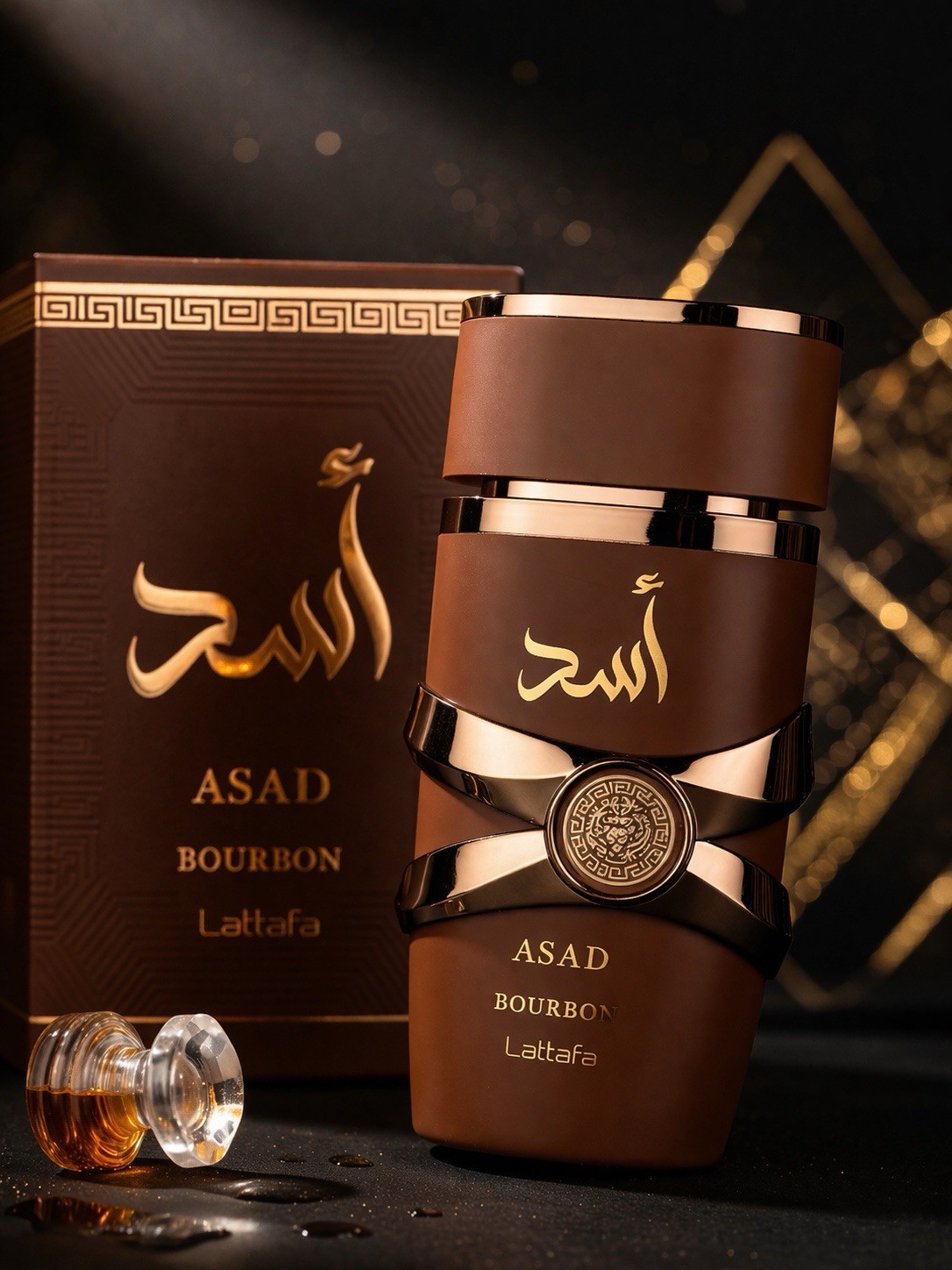 Lattafa Asad Bourbon EDP 100ml 3.4oz Men’s Perfume NEW Sealed Long Lasting