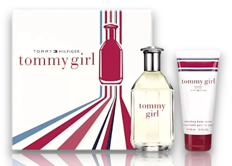 TOMMY GIRL by TOMMY HILFIGER 2 PC’S SET EDT Spray + BODY LOTION 3.4 oz f/Women