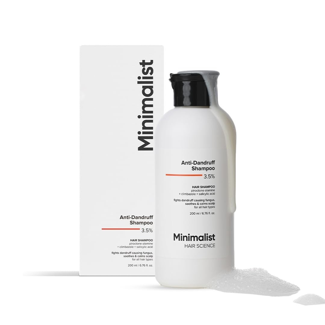 Minimalist Anti Dandruff Shampoo 3.5% Salicylic Acid Flaky Scalp 200ml
